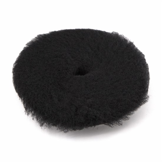 Shine Systems Black Wool Pad - полировальный круг из черного меха, 155 мм SS539