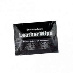 Shine Systems LeatherWipe - влажная салфетка для чистки кожи, 1 шт SS750