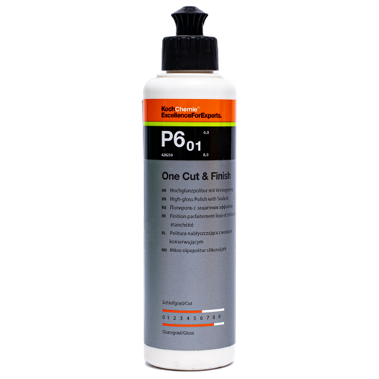 ONE CUT & FINISH P6.01 Полировальная паста с защитным эффектом Koch Chemie, 250мл 428250-1