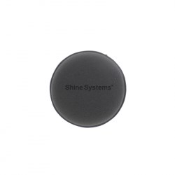 Shine Systems Wax Pad - аппликатор черный поролоновый круглый 10*2 см SS818