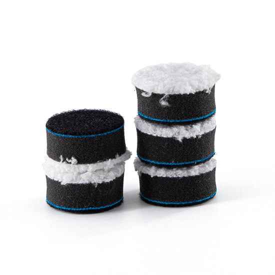 Shine Systems Microfiber Pad Set - комплект микрофибровых кругов 30 мм, 5 шт SS465