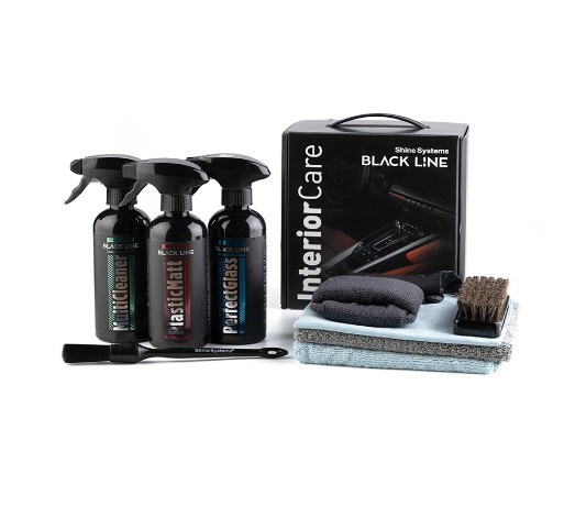 Shine Systems Black Line InteriorCare Kit SSBL962