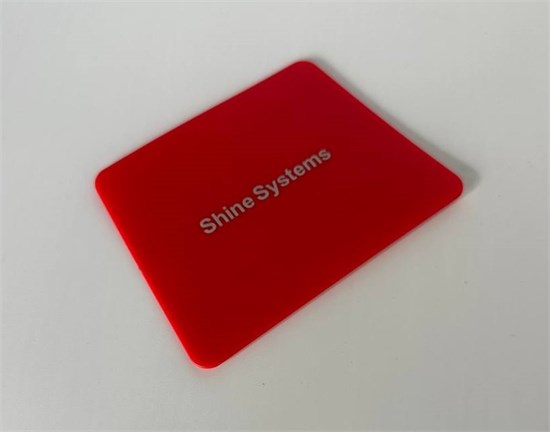 Shine Systems Выгонка-трапеция красная мягкая, 11х8см SS335