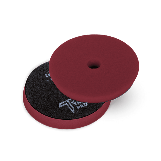 ZV-TP00014020RD Zvizzer Thermo Pads SOFT 140/20/125мм Комплект 2 шт. Полировальный термостойкий поролоновый бордовый круг мягкий 8 kPa 2761