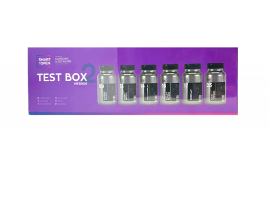 Smart Open Test Box 2 - набор составов для очистки и ухода за интерьером автомобиля SMART OPEN, 200мл*6шт. 15TB02