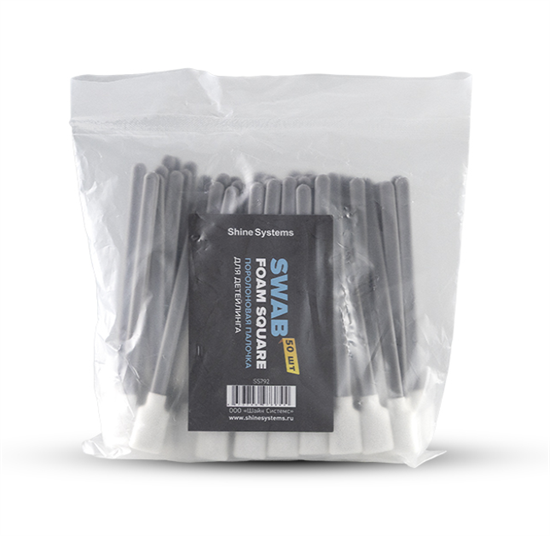 Swab Foam Square — поролоновая палочка для детейлинга, 50 шт SS792
