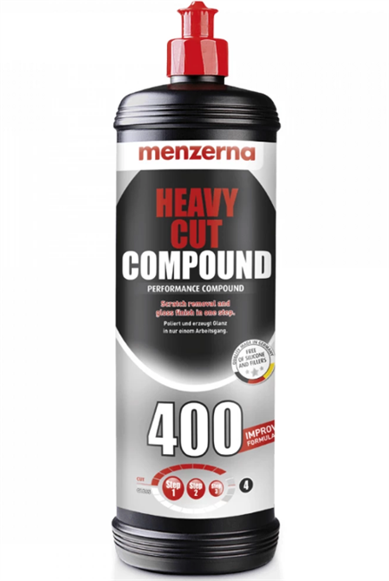 Heavy Cut Compound 400 NEW FORMULA Высокоабразивная полировальная паста MENZERNA, 1л 22202.260.870