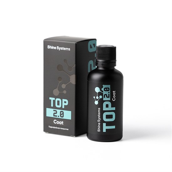 Shine Systems TOP Coat 2.0 - гидрофобное керамическое покрытие для кузова, 50 мл SS407