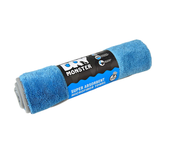 Dry Monster Микрофибра для сушки поверхностная Голубая TDT7555BL 75см*55см dryblue7555