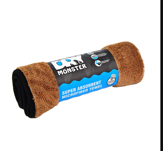 Dry Monster Микрофибра для сушки поверхностная Коричневая TDT7555B 75см*55см TDT7555B