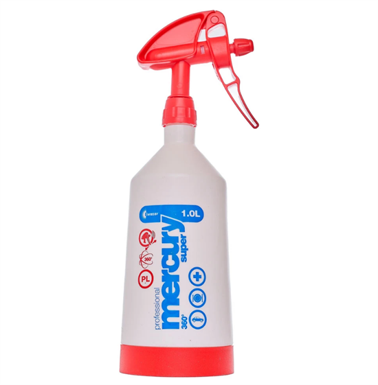 MERKURY SUPER PRO Опрыскиватель красный Kwazar, 1л WTM.1433