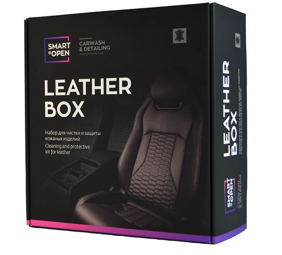Smart Open Leather Box - набор для чистки и защиты кожаных изделий 15LB
