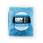 Dry Monster Микрофибра двухсторонняя для сушки DOUBLE TWIST XL, Голубая DBLT5080bl