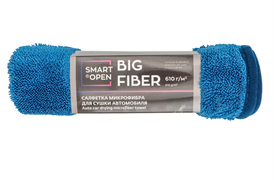 Smart Open Big Fiber - супер впитывающая микрофибра для сушки авто, 50см*60см 160301