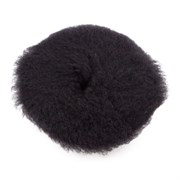 Shine Systems Black Wool Pad - полировальный круг из черного меха, 125 мм SS623