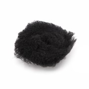 Shine Systems Black Wool Pad - полировальный круг из черного меха, 75 мм SS540
