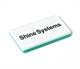 Shine Systems Ракель двухслойный резиновый, 12x6,5см SS391