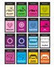 Shine Systems StickerPack - набор наклеек на бутылки 16 шт, 7,5*10,5 см SS453
